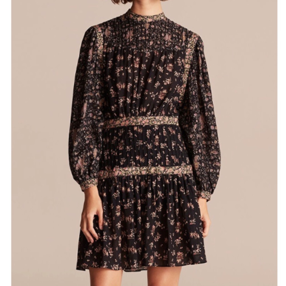 Rebecca Taylor Mixed Floral Print Dress, NWT